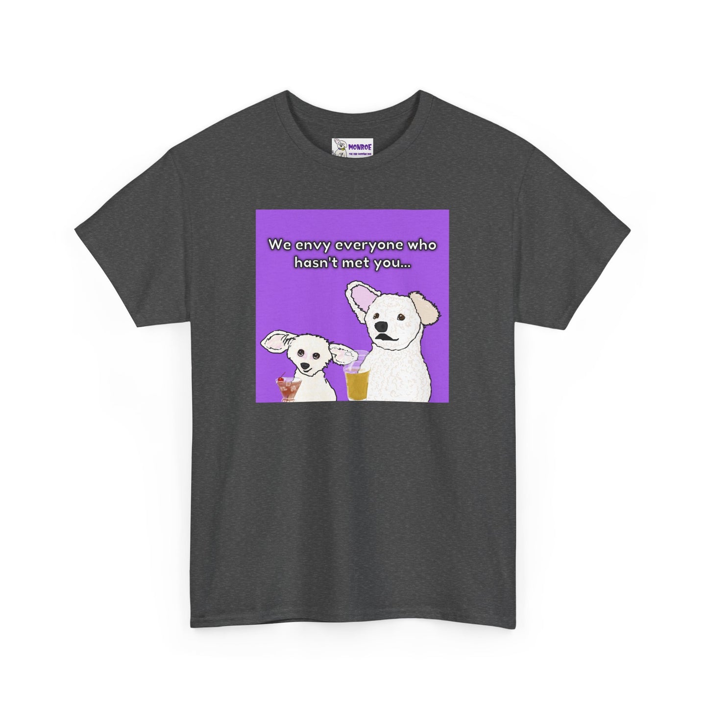 Cute Bichon Poodle Mix Insult T-Shirt - We Envy Everyone Who Hasn’t  Met You…